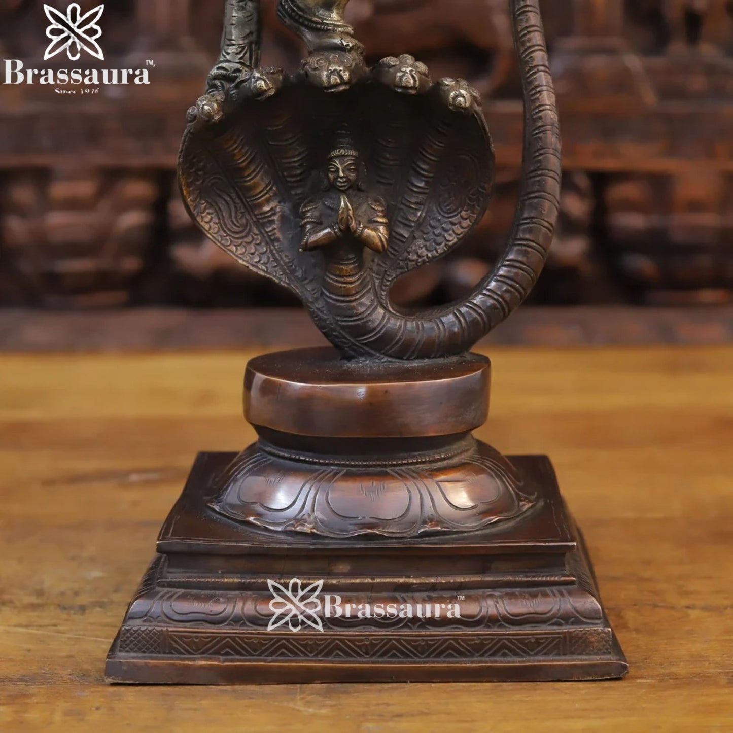 Brass Dancing Ganesha Weight 9 Kg & Height 19 Inch