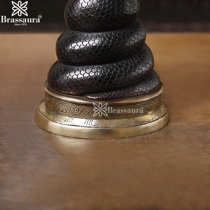 Brass Patanjali Statue Weight 6.34 Kg And Height 15 Inch