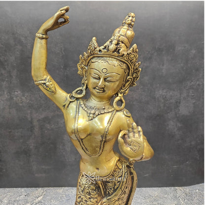 Brass Classic Tara Weight 4.6 Kg & Height 18Inch