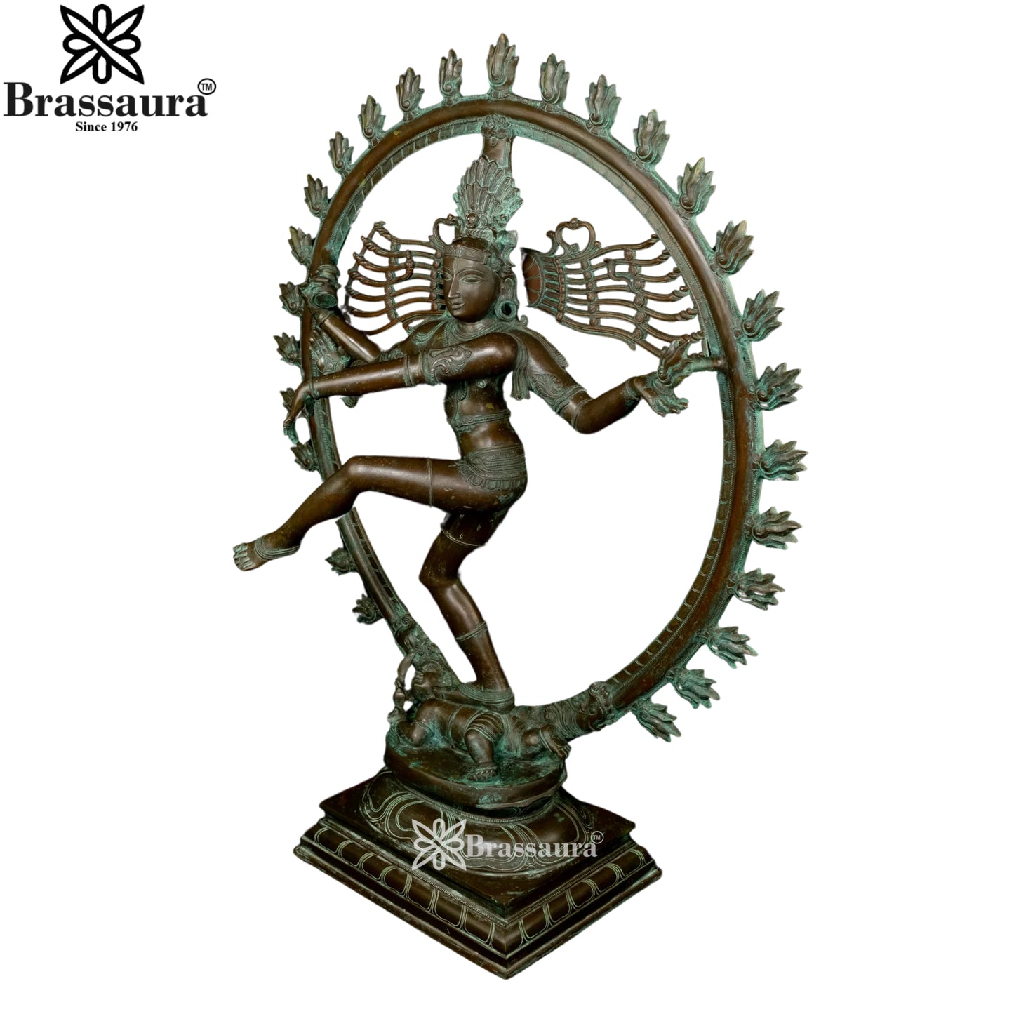 Bronze Dancing Natraj Statue Weight 65 Kg And Height 44 Inch