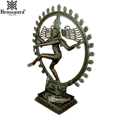 Bronze Dancing Natraj Statue Weight 65 Kg And Height 44 Inch