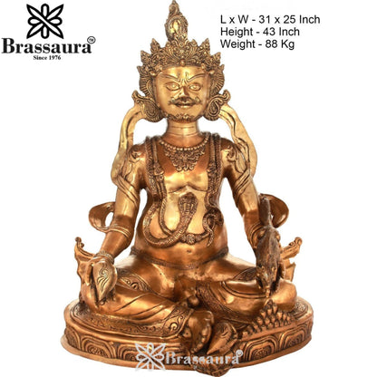 Brass Artistic Tara Weight 88 Kg & Height 43  Inch