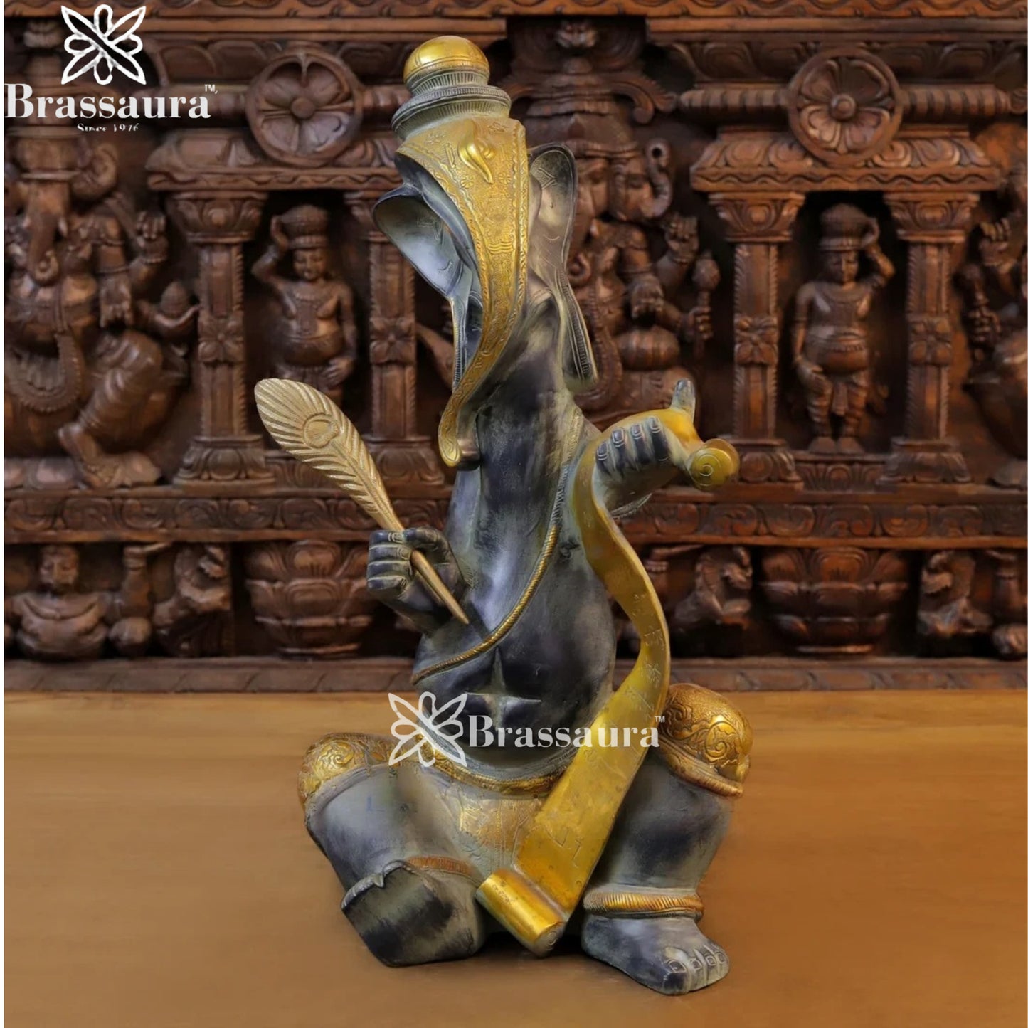 Brass Modern Ganesha Weight 14.1 Kg & Height 22 Inch