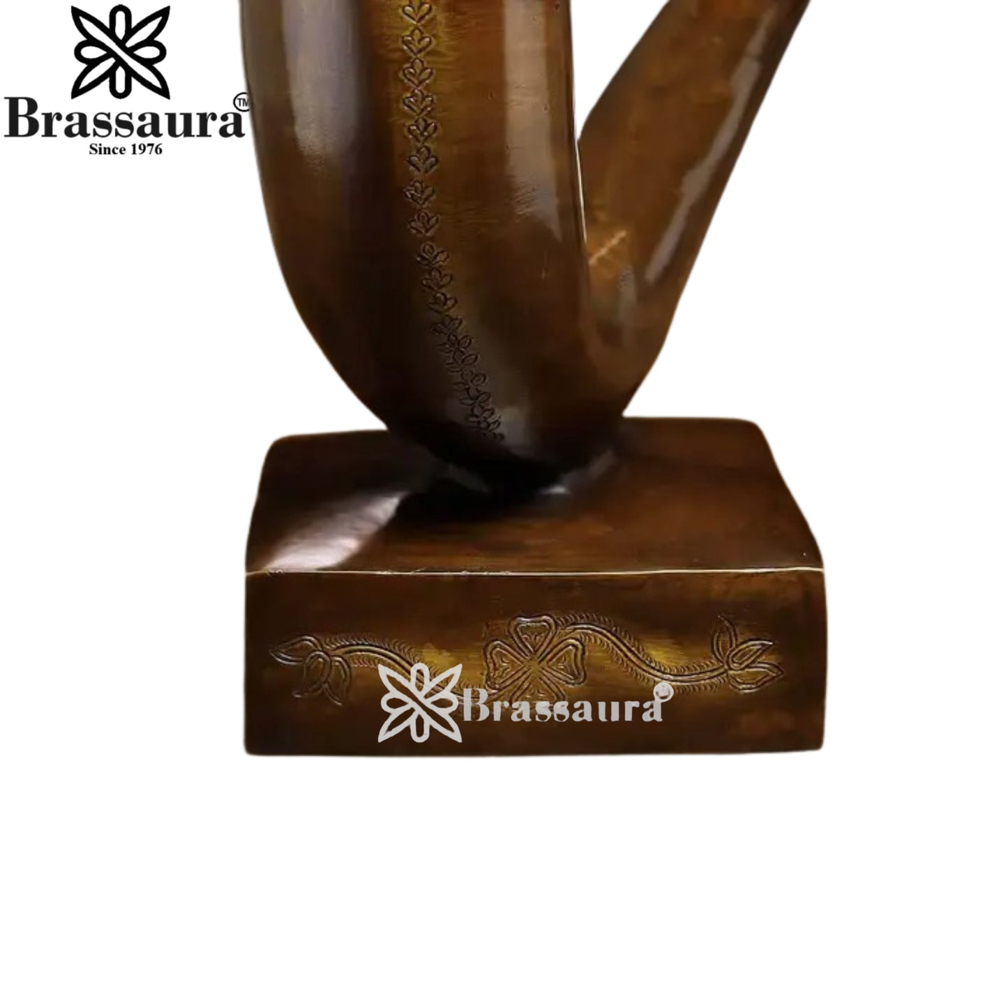 Brass Ganesha Statue Weight 12.17 Kg And Height 17 Inch