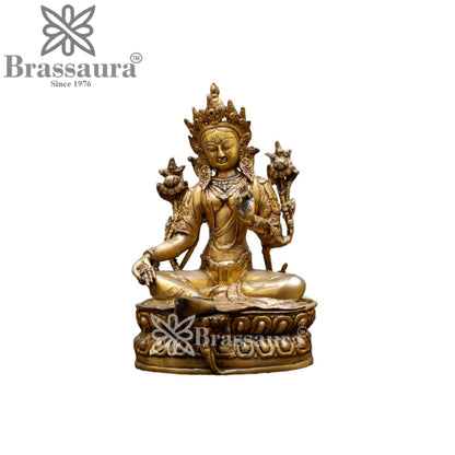 Brass Classic Tara Weight 4 Kg & Height 14 Inch
