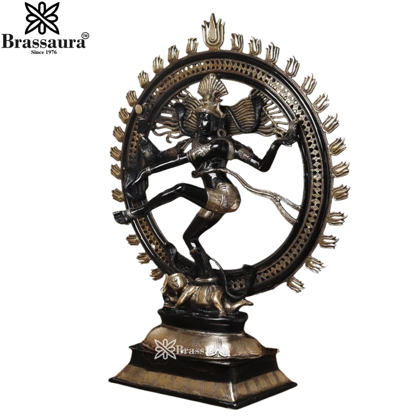 Brass Classic Dancing Natraj Statue Weight 37.5 Kg And Height 30 Inch
