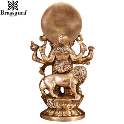 Brass Ganesha Statue Weight 3.6 Kg & Height 11.5 Inch