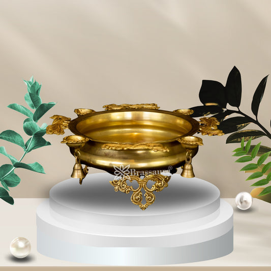 Brass Urli For Home Décor And Gift Items Weight 4.7 kg Height 12.7 Inch