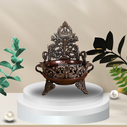 Brass Urli For Home Décor And Gift Items Weight 2.76 kg Height 12 Inch