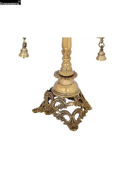 Brassaura™ Side Table with Bells – Height 14.96 inches | Weight 5.20 kgs