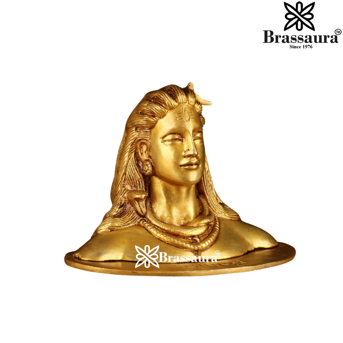 Brass  Royal Golden Shiva Weight 4 Kg & Height 4.5 Inch