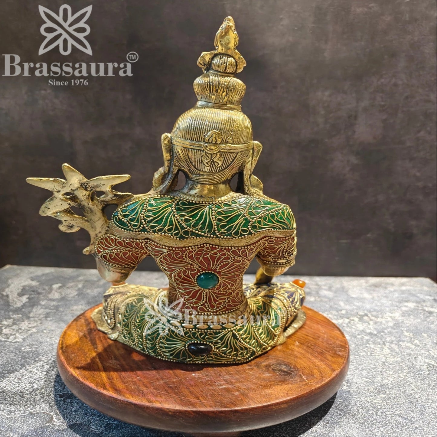 Brass Antique Tara Weight 3 Kg & Height 10.5 Inch
