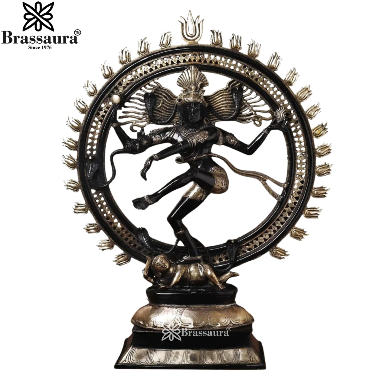 Brass Classic Dancing Natraj Statue Weight 37.5 Kg And Height 30 Inch