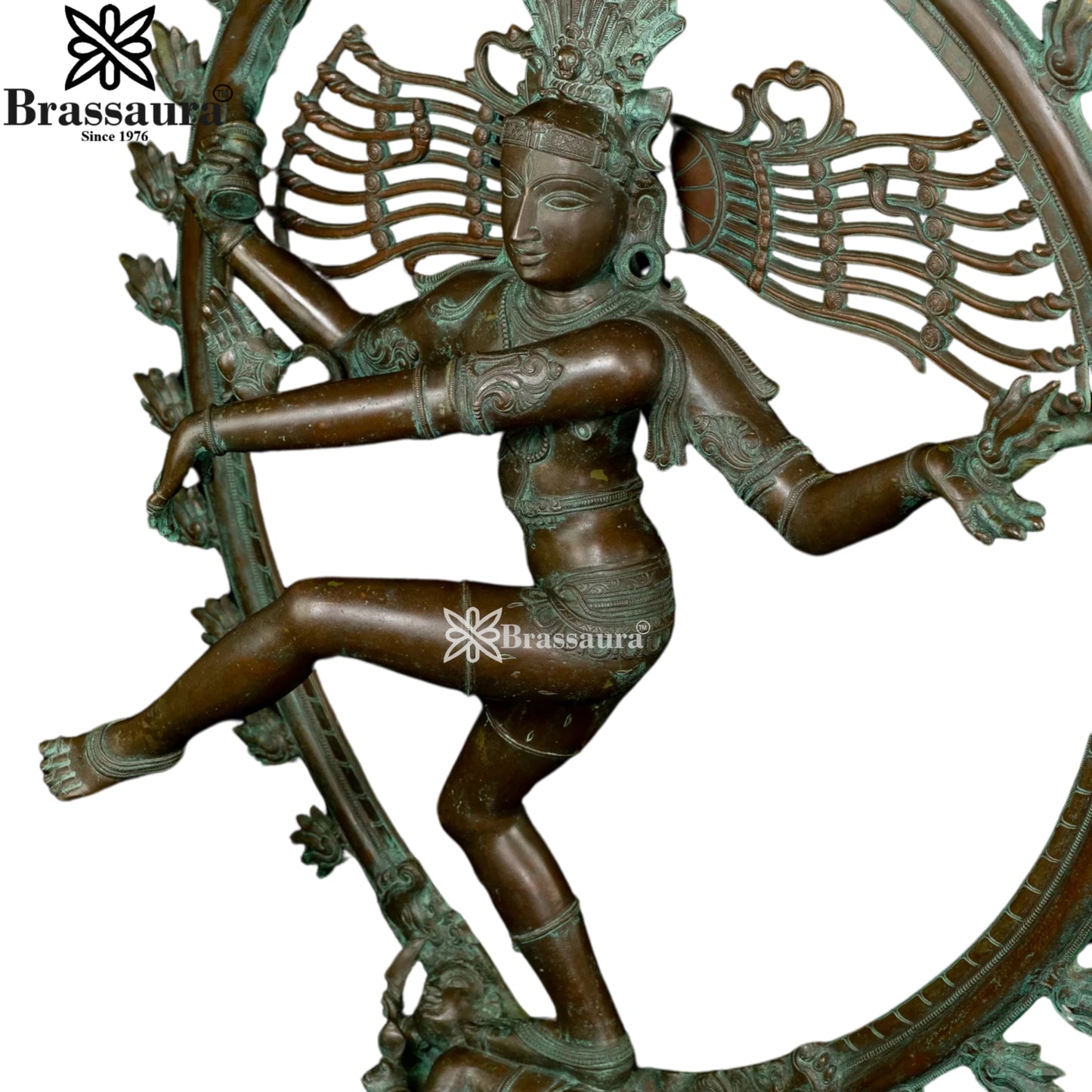 Bronze Dancing Natraj Statue Weight 65 Kg And Height 44 Inch