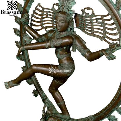 Bronze Dancing Natraj Statue Weight 65 Kg And Height 44 Inch