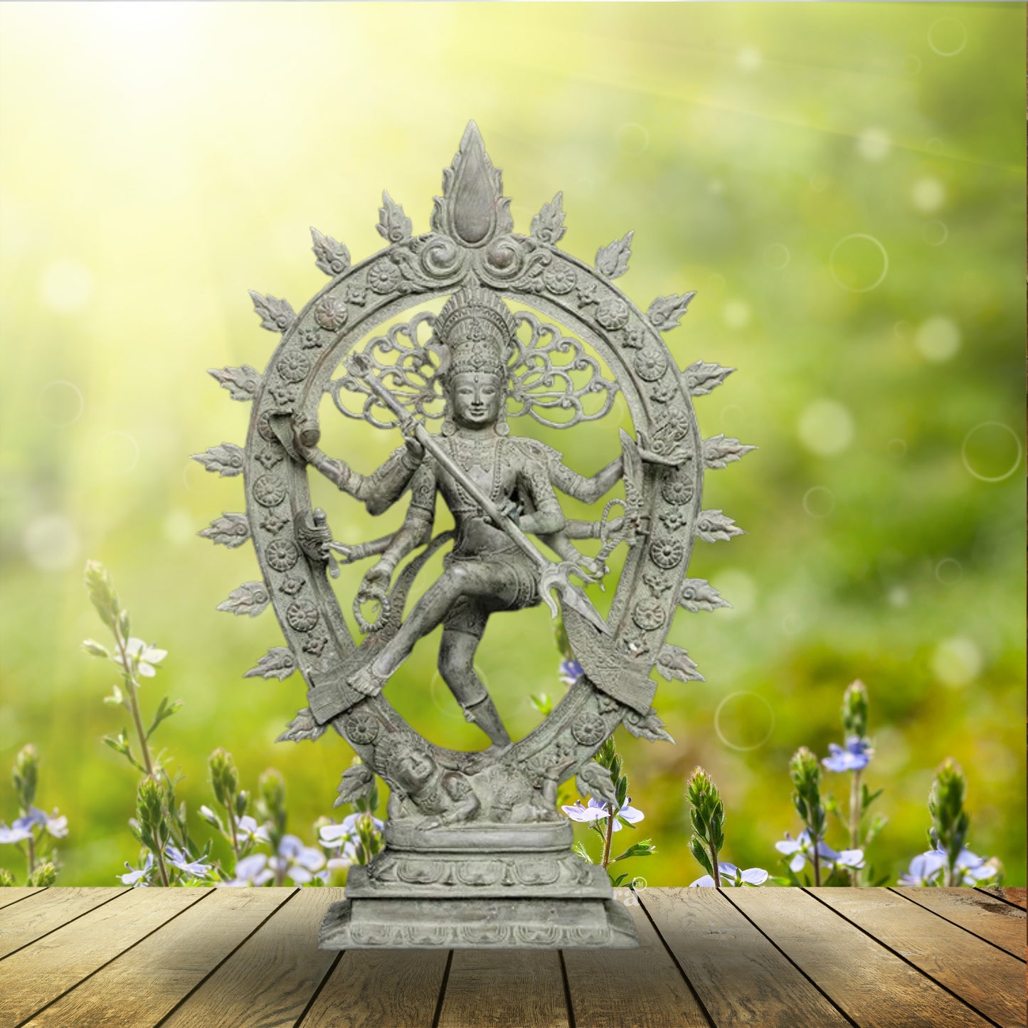 Bronze Dancing Natraj Statue Weight 6.3 Kg And Height 27.5 Inch