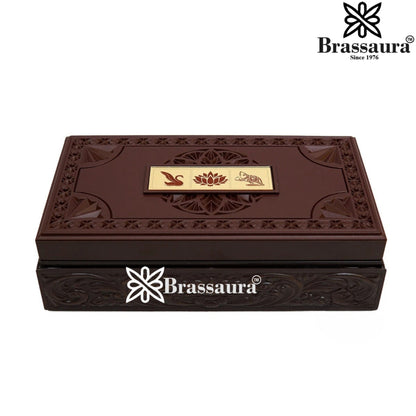 Brass Artistic Lakshmi Ganesh Weight 0.5 kg & Height 2.5 Inch