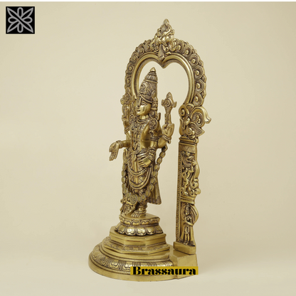 Brass Balaji Idol For Home Decor Height 22 Inch & Weight 14.3 Kg