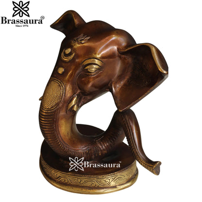 Brass Ganesha Statue Weight 2.65 Kg And Height 6 Inch