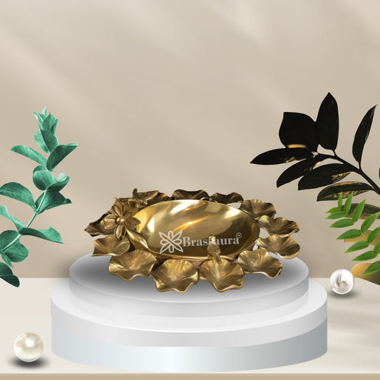 Brass Urli For Home Décor And Gift Items Weight 4.5 kg Height 5 Inch