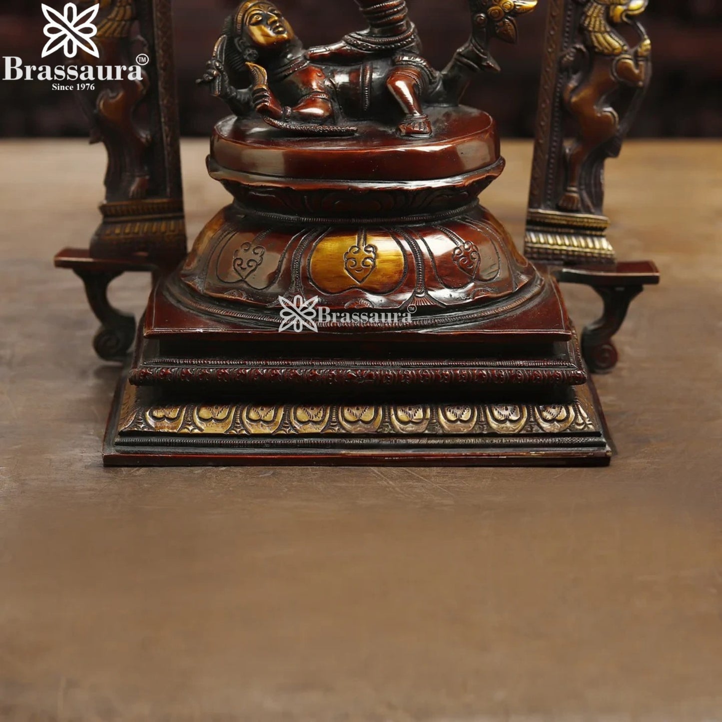 Brass Dancing Natraj Statue Weight 15.7 Kg And Height 26 Inch