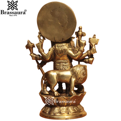 Brass Ganesha Statue Weight 2.25 Kg And Height 9 Inch