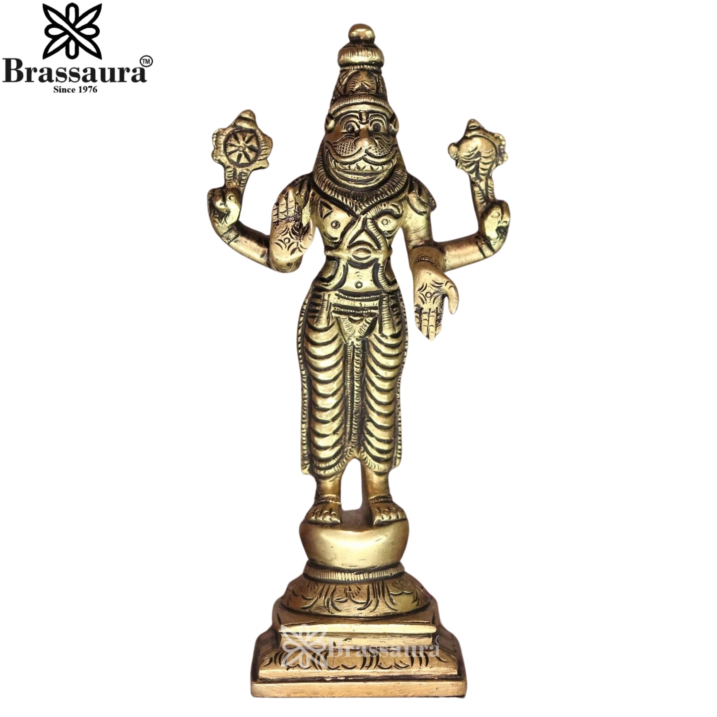 Brass Dashavatar Vishnu Statue Weight 5 Kg And Height 6 Inch