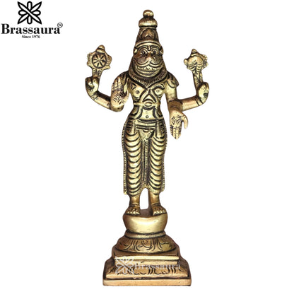 Brass Dashavatar Vishnu Statue Weight 5 Kg And Height 6 Inch