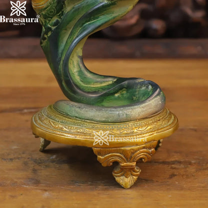 Brass Krishna Murti Weight 6.76 Kg And Height 22 Inch