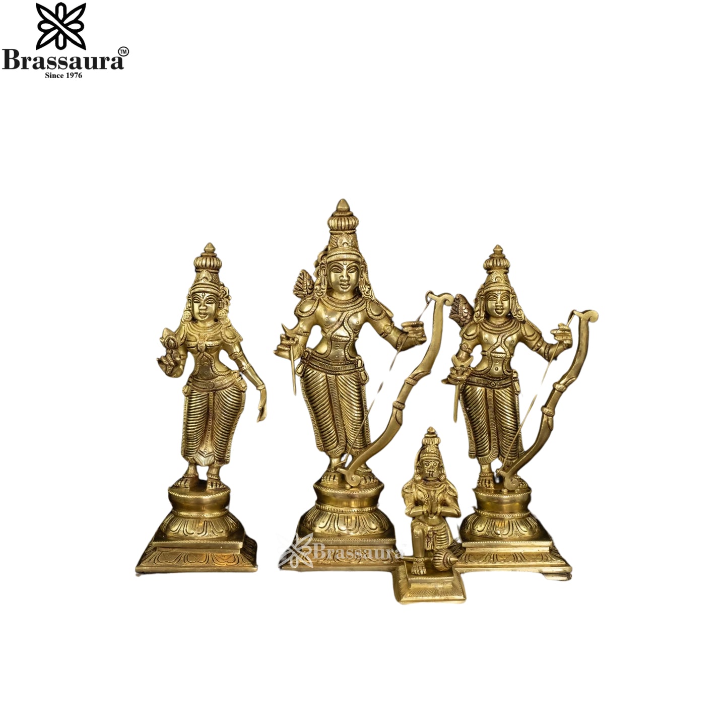 Brass Ram Darbar Statue Weight 8.1 Kg