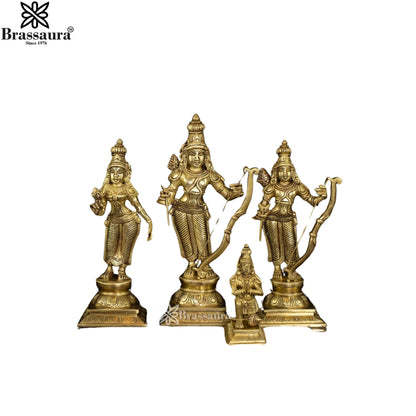 Brass Ram Darbar Statue Weight 8.1 Kg