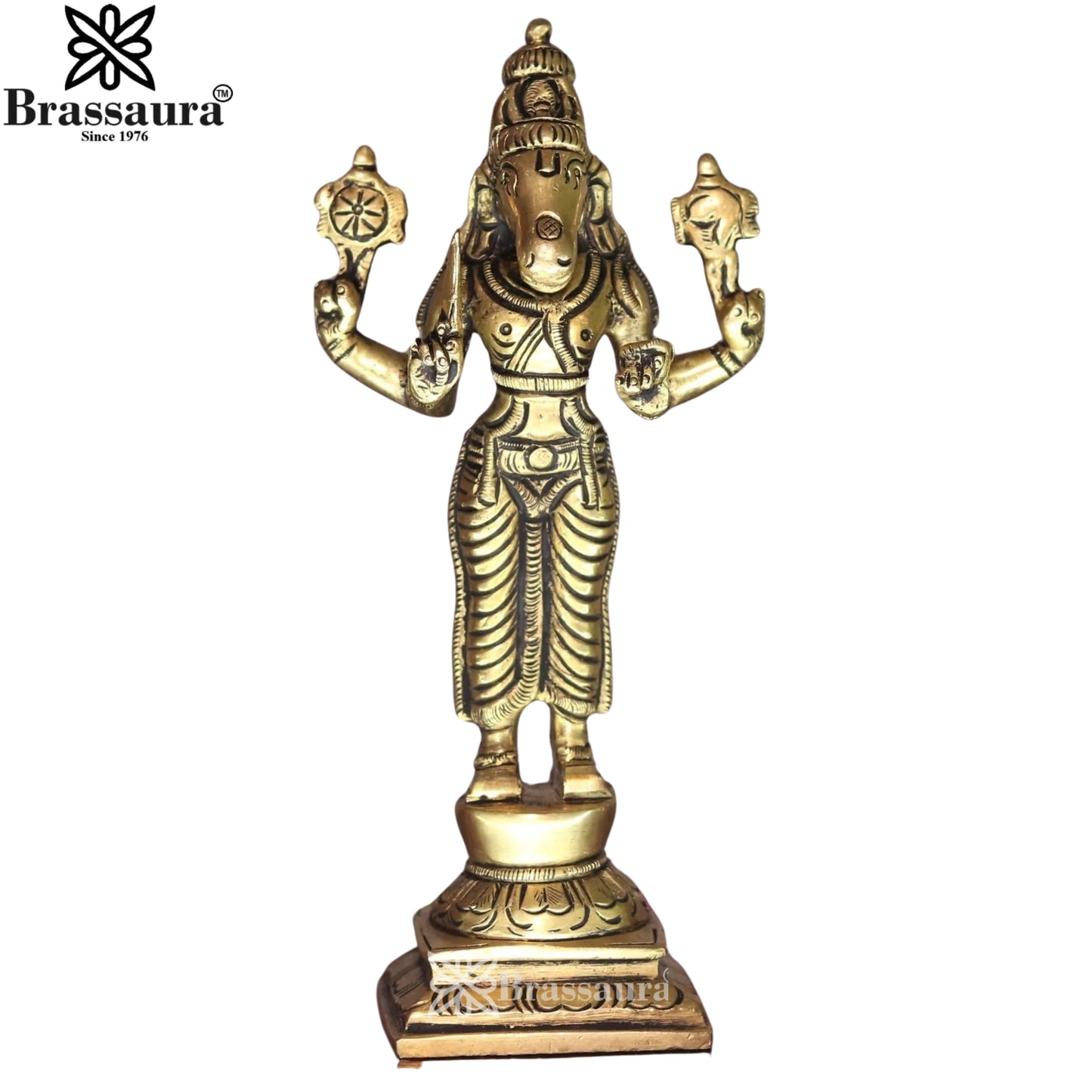 Brass Dashavatar Vishnu Statue Weight 5 Kg And Height 6 Inch