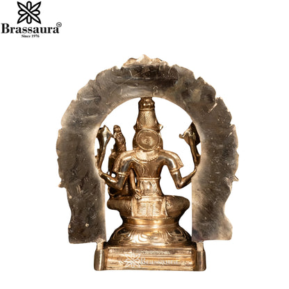Bronze Narshimha Statue For Home Decor And Gift Items Weight 8.1 Kg And Height 12.5 Inches