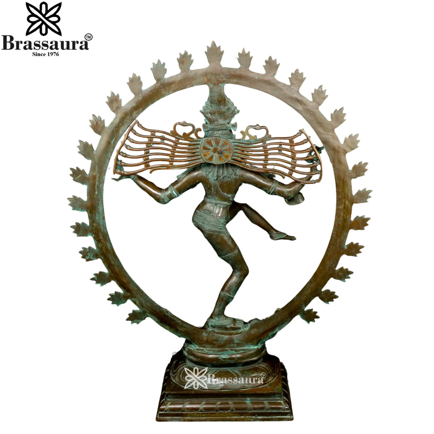 Bronze Dancing Natraj Statue Weight 65 Kg And Height 44 Inch