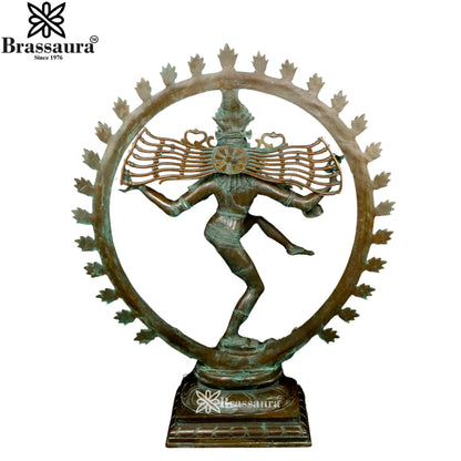 Bronze Dancing Natraj Statue Weight 65 Kg And Height 44 Inch