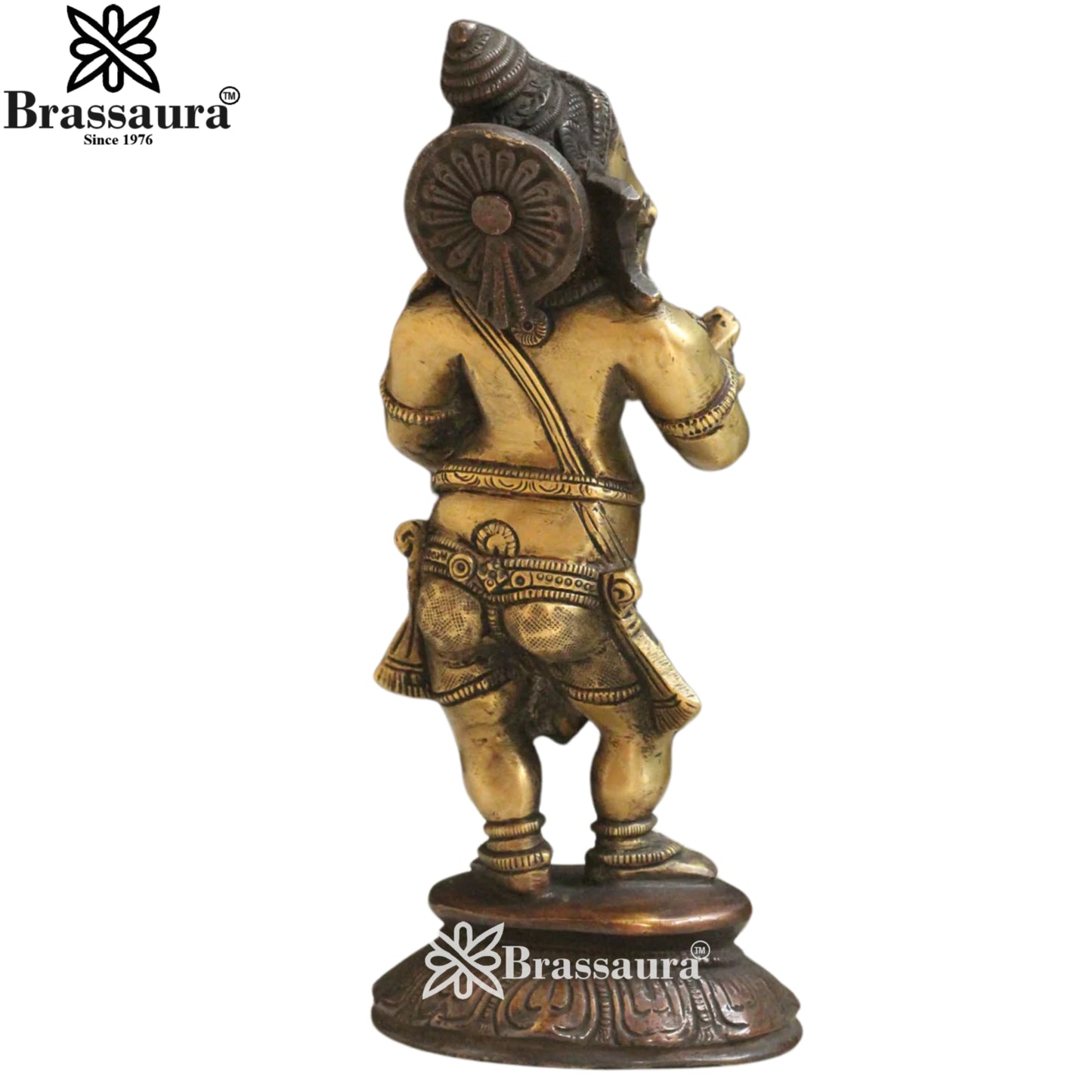Brass Music Ganesha Statue Weight 9 Kg And Height 5 Inch