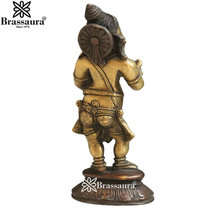 Brass Music Ganesha Statue Weight 9 Kg And Height 5 Inch
