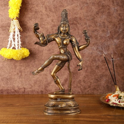 Brass Aardhnareshwar Idol for Home and Decor | Weight 4.97 Kg Height 15 inch