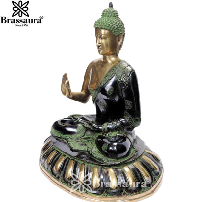 Brass Classic Buddha Weight 33 Kg & Height 28 Inch