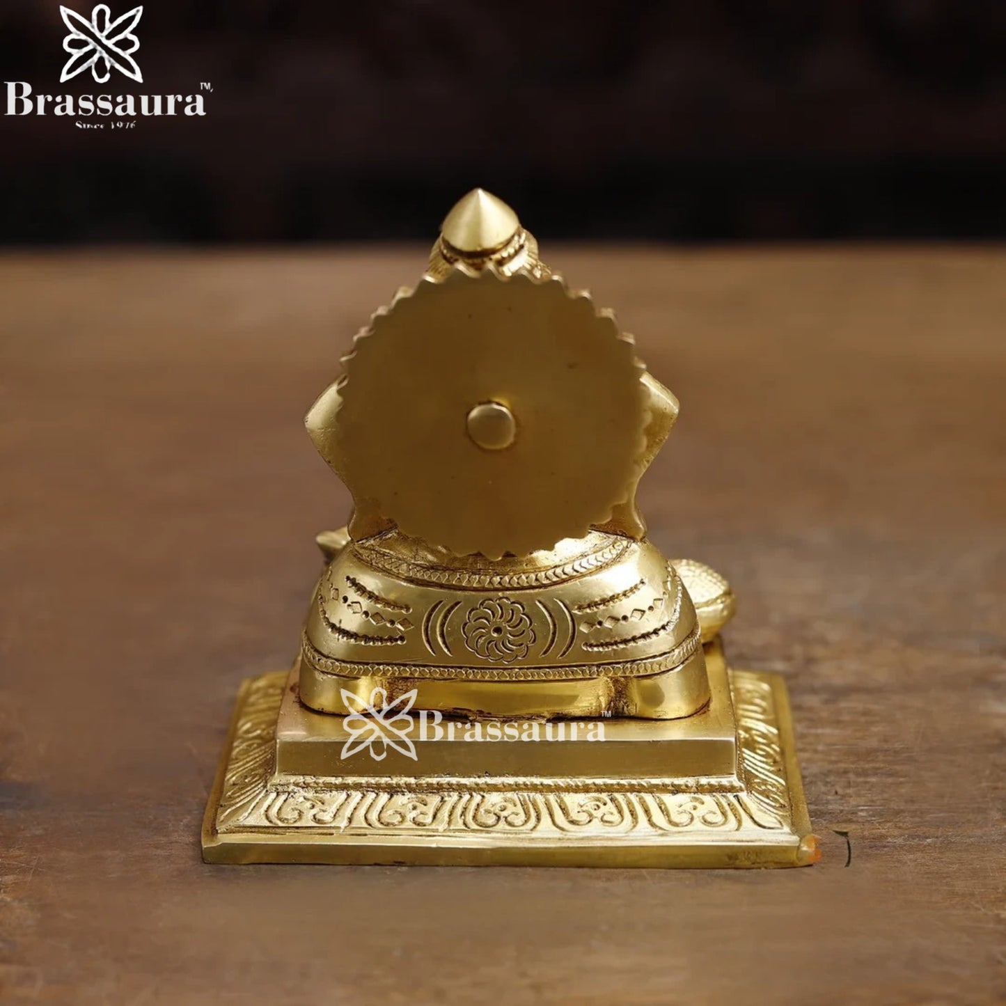 Brass Ganesha Brust Weight 2.3 Kg & Height 5.5 Inch