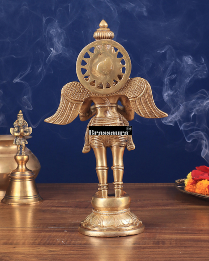 Antique Brass Sculpture – Height 12 Inches, Weight 3 Kgs