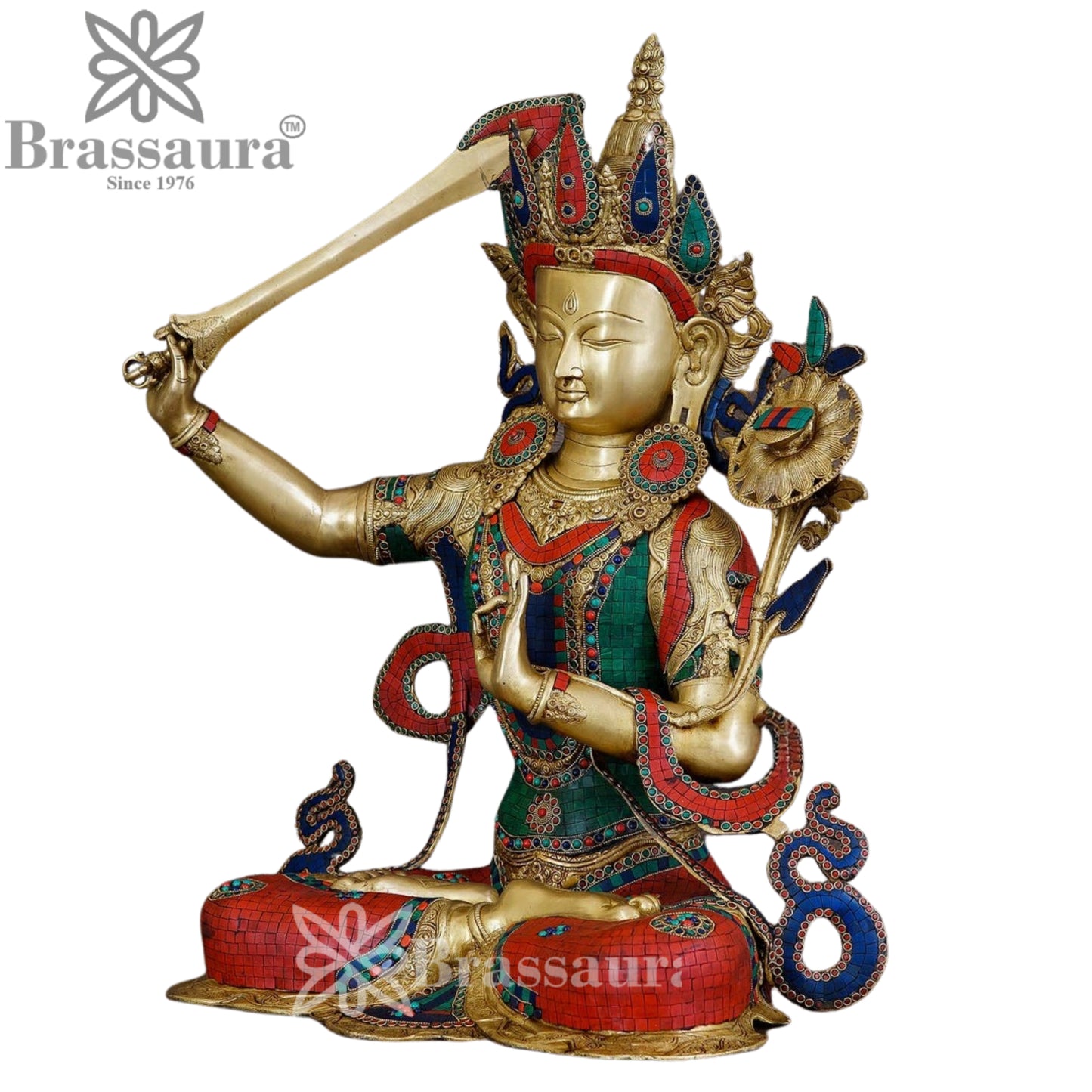 Brass Vintage Tara Weight 33 Kg & Height 32 Inch