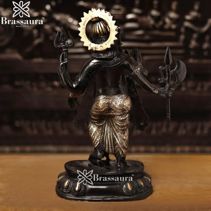 Brass Standing Ganesha Weight 10.2 Kg & Height 19 Inch