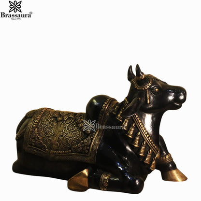 Brass Nandi For Home Décor And Gift Items Weight 17.5 kg Height 14 Inch