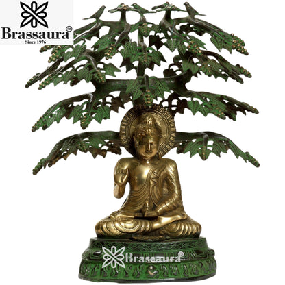 Brass tree Buddha Weight 17 Kg & Height 20.5 inch