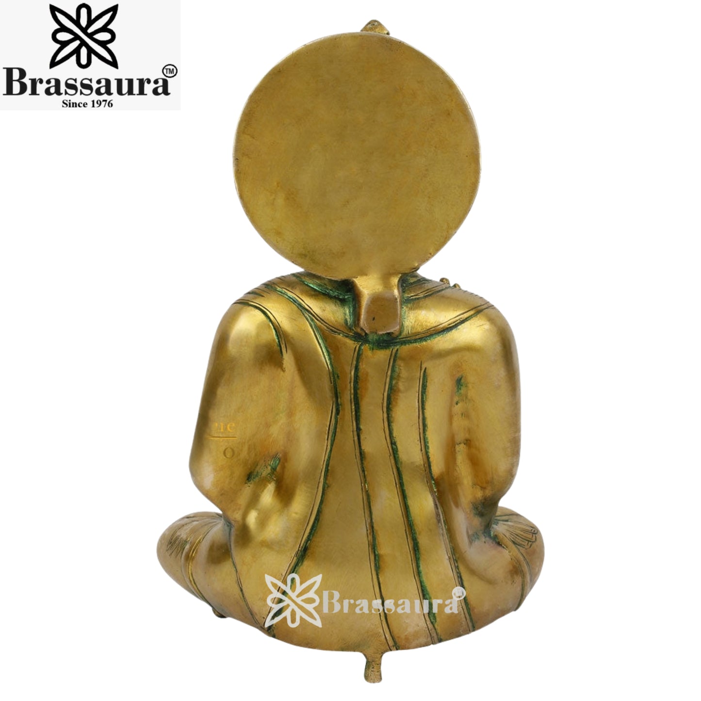 Brass Blessing Buddha Weight 5 kg & Height 12 Inch
