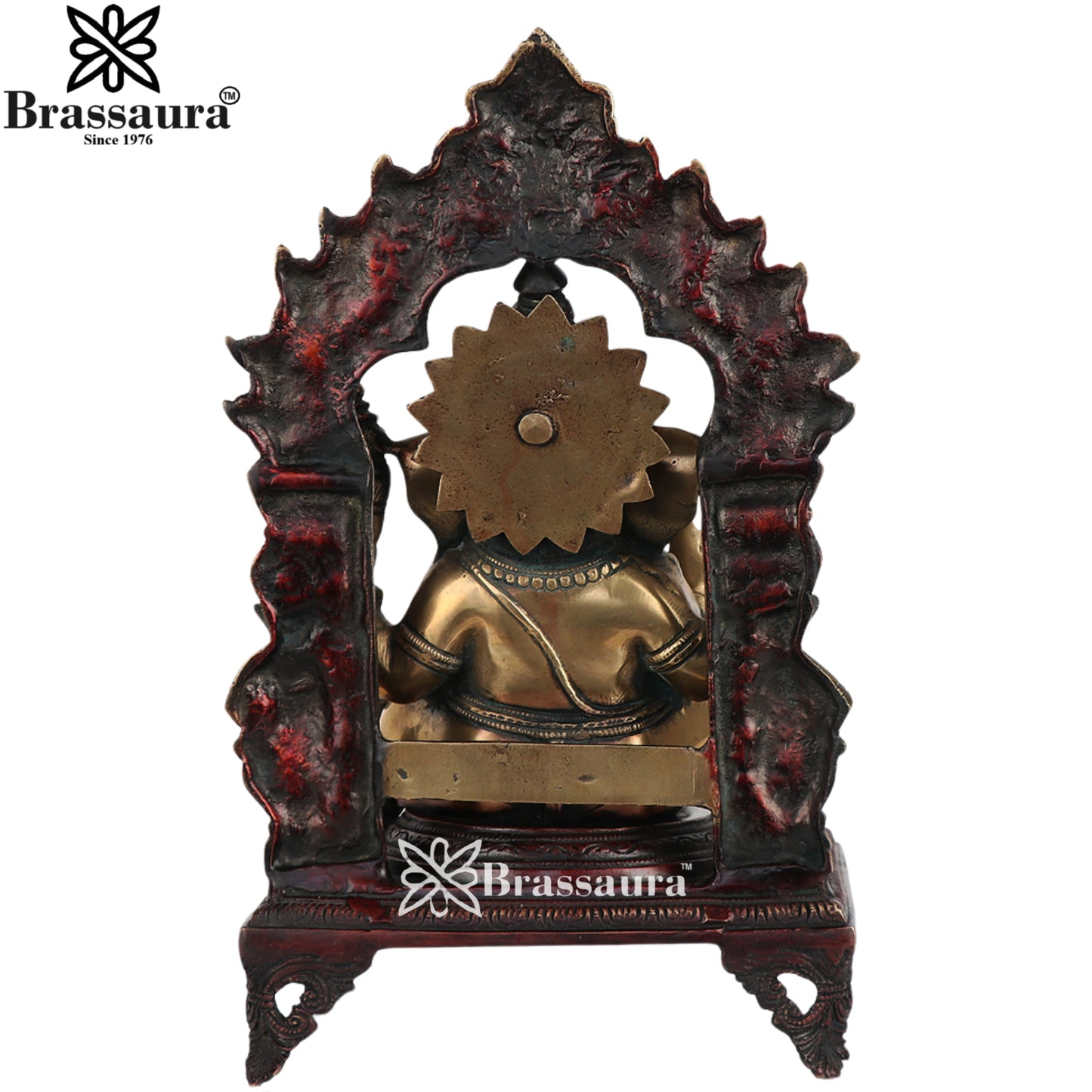 Brass Artistic Ganesha Weight 25.2 Kg & Height 20 Inch