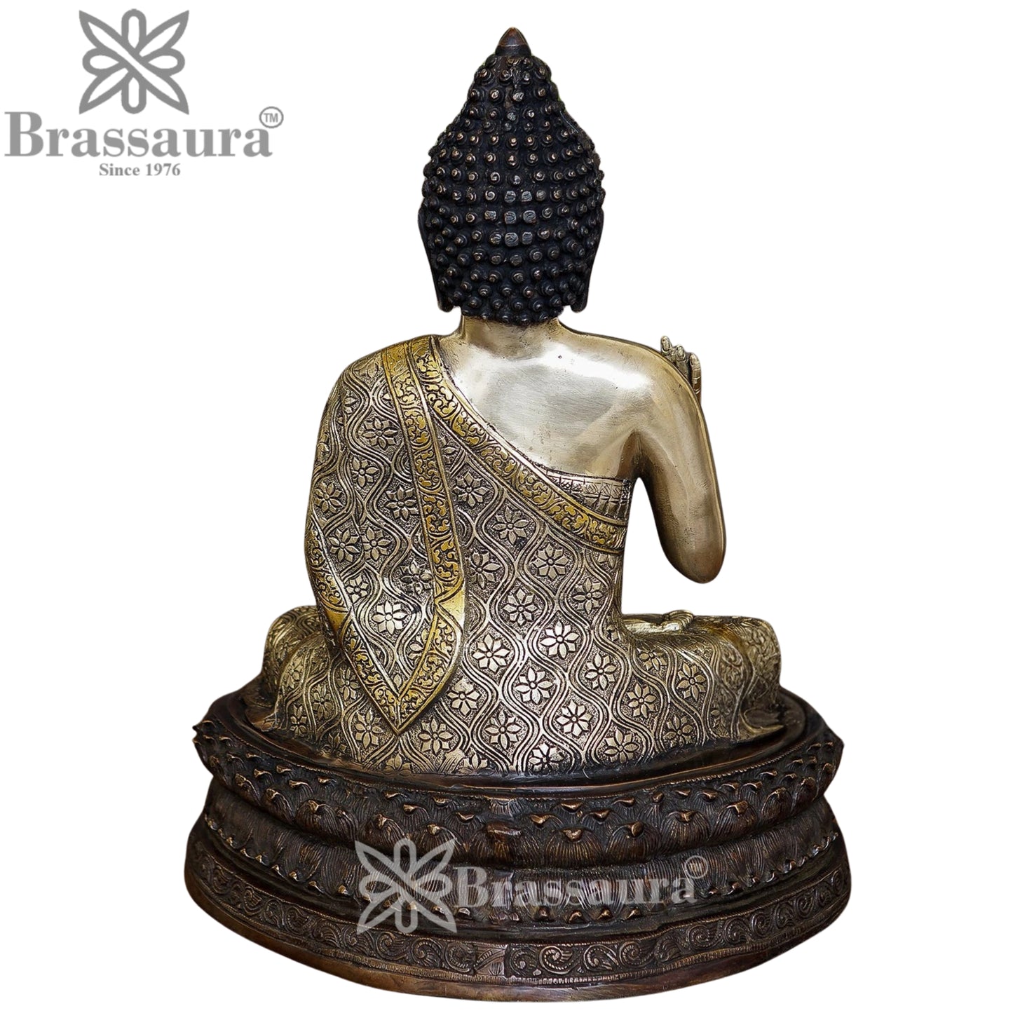 Brass Blessing Buddha Weight 20 kg & Height 20 Inch