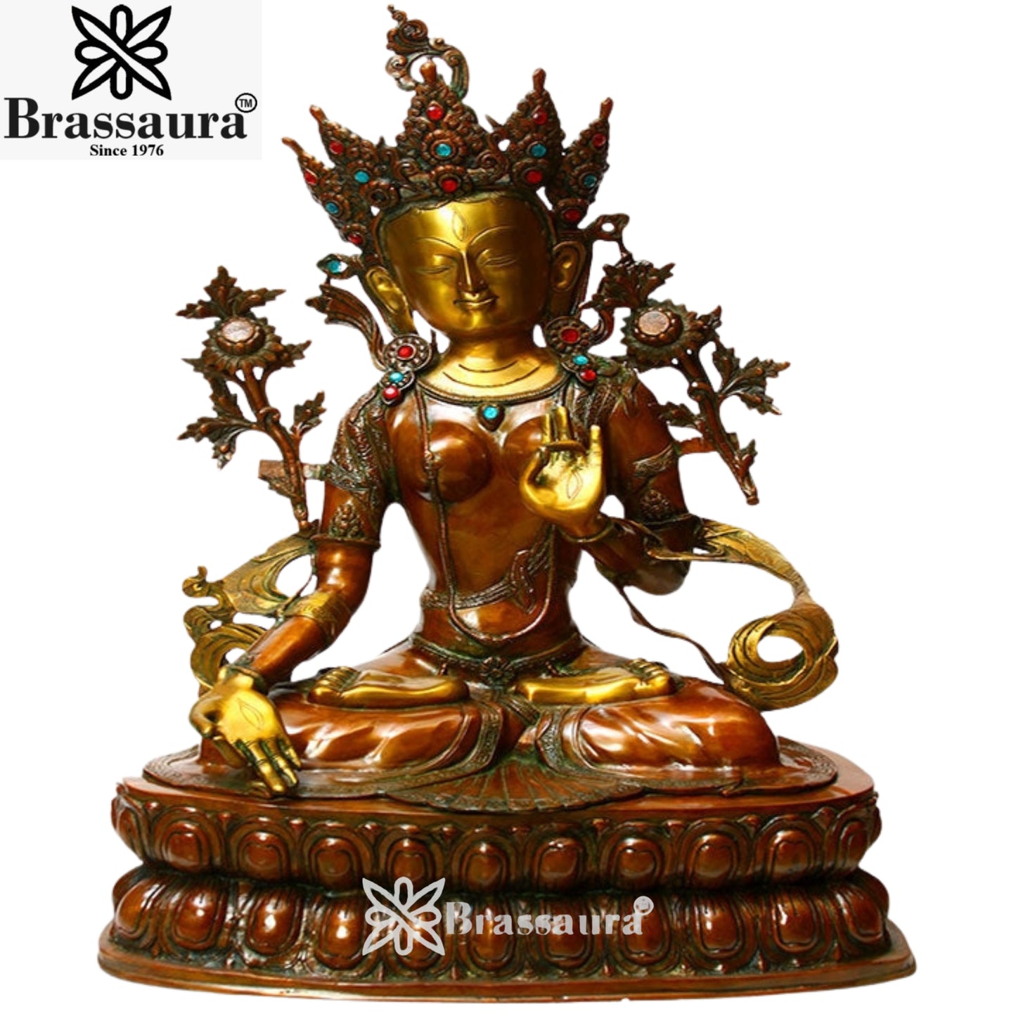 Brass Classic Tara Weight 34 Kg & Height 34 Inch