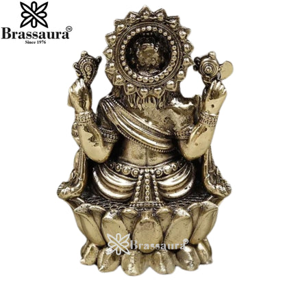 Brass Super fine Ganesha Statue Weight .182 Kg And Height 3.5 Inch